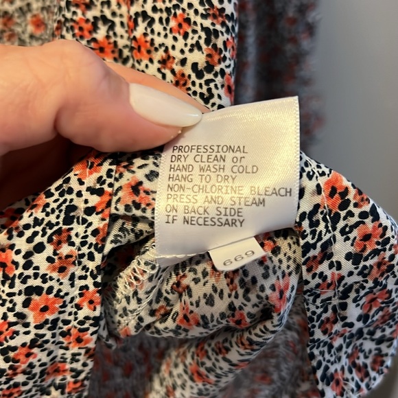 Cynthia Rowley Floral Shirt Blouse Small - Picture 6 of 10